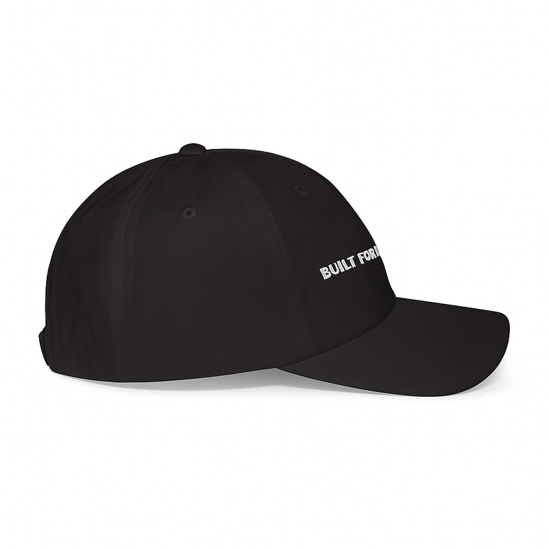 Built For Legacy™ Dad Cap — Classic Black Embroidered Baseball Hat