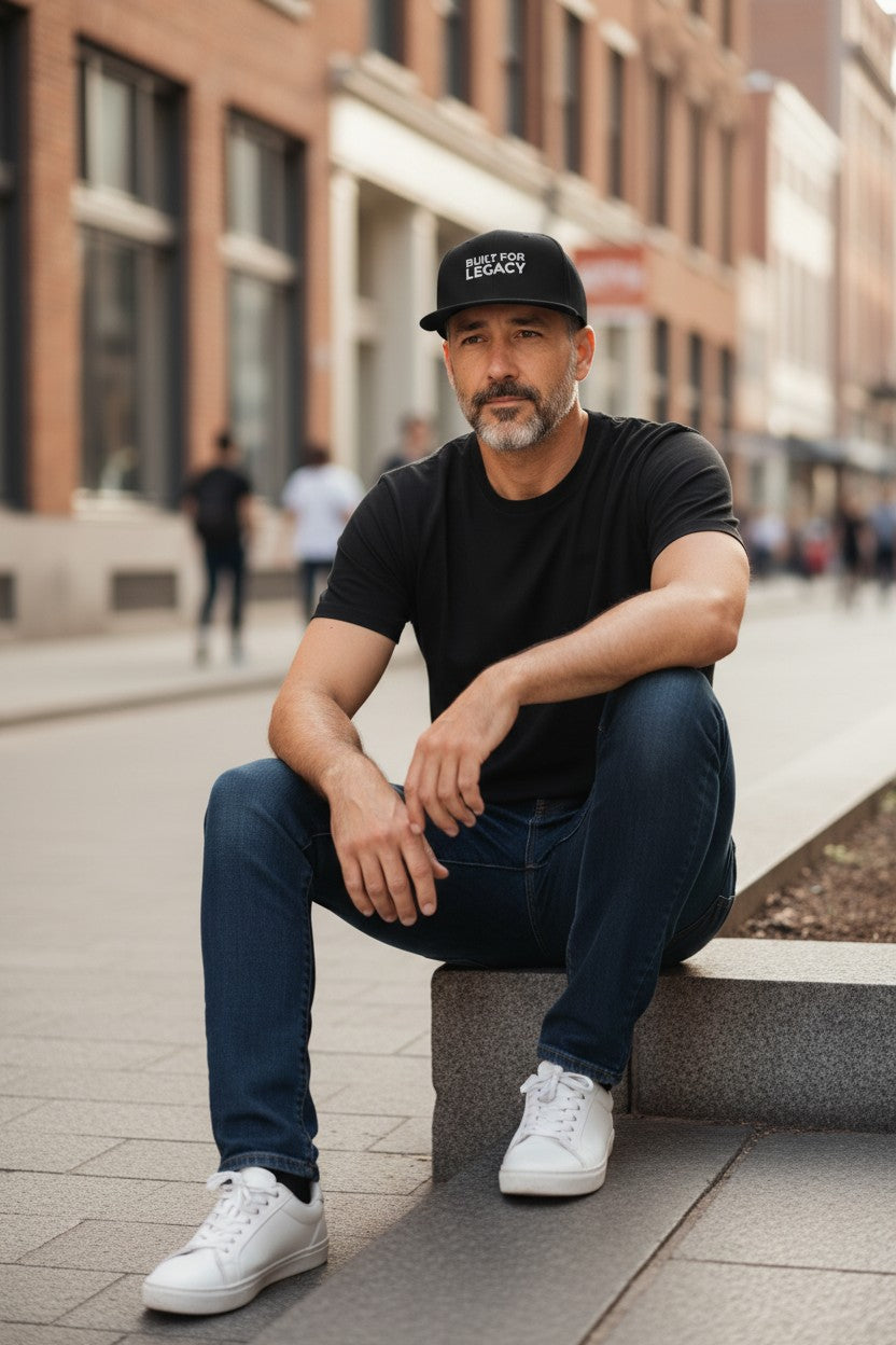 Built For Legacy Dad Hat — Black