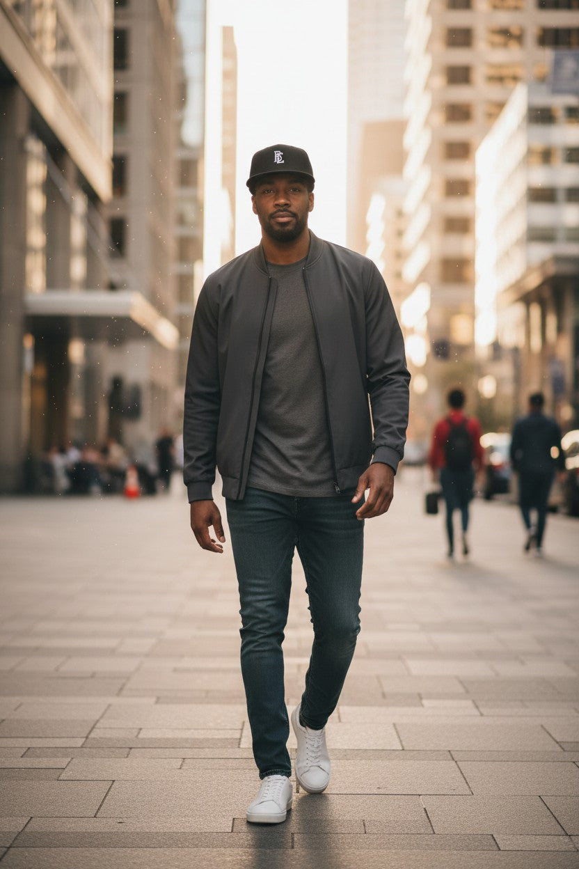 Built for Legacy Monogram Premium Line Black Embroidered Cap