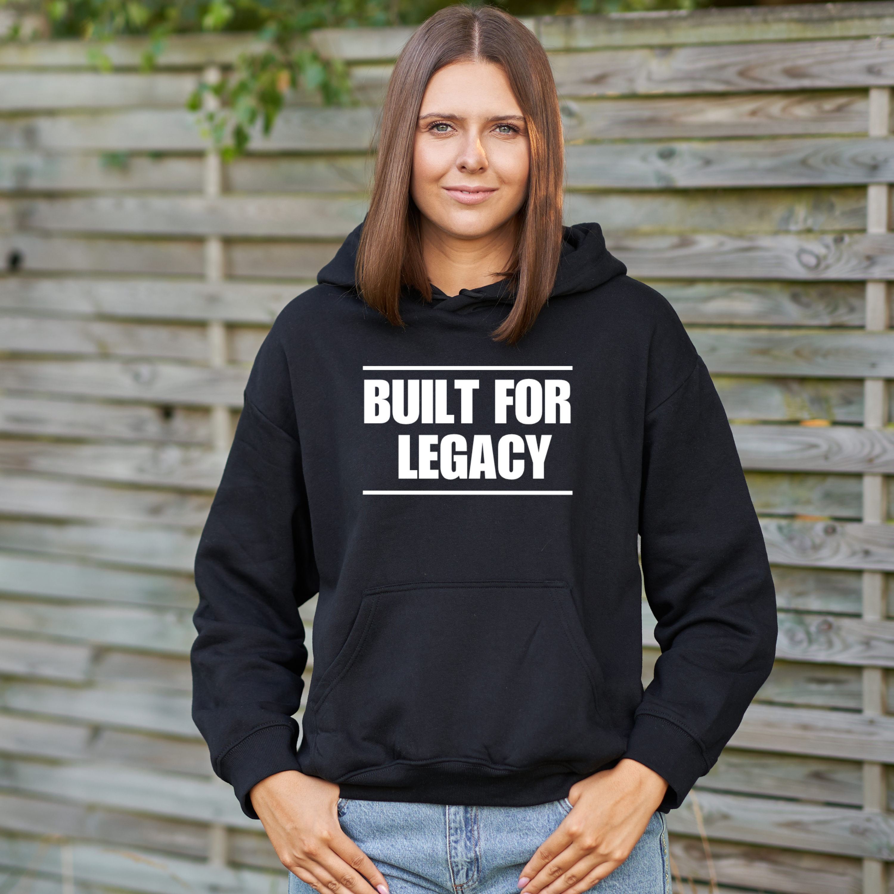Built for Legacy – Unisex Hooded Sweatshirt (Black)