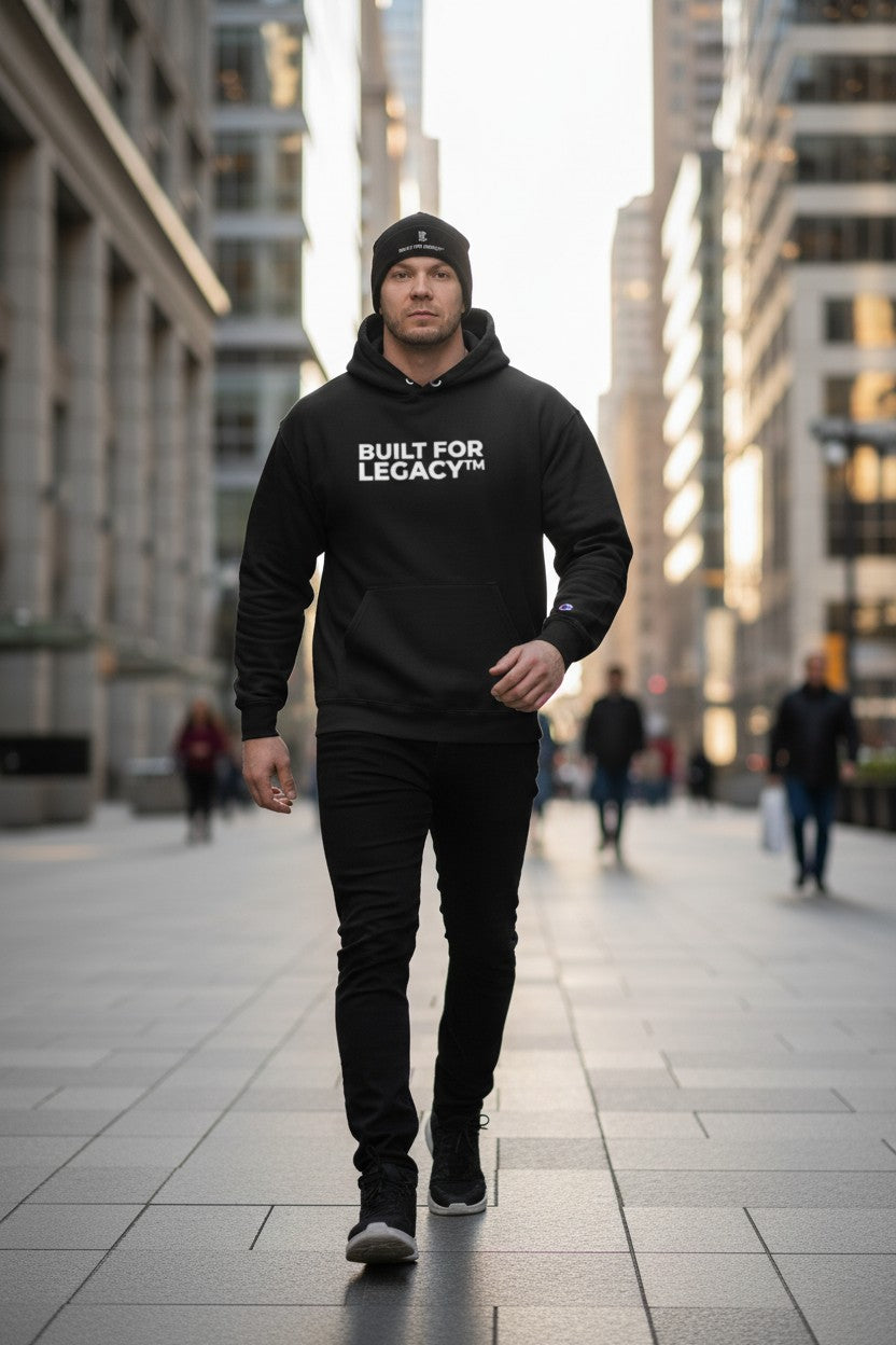 Built For Legacy™ – Yupoong Embroidered Cuffed Beanie Black