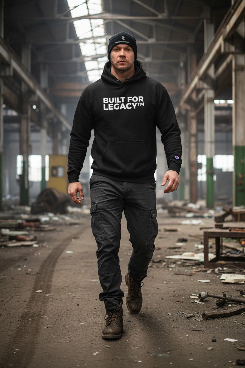 Built For Legacy™ – Yupoong Embroidered Cuffed Beanie Black