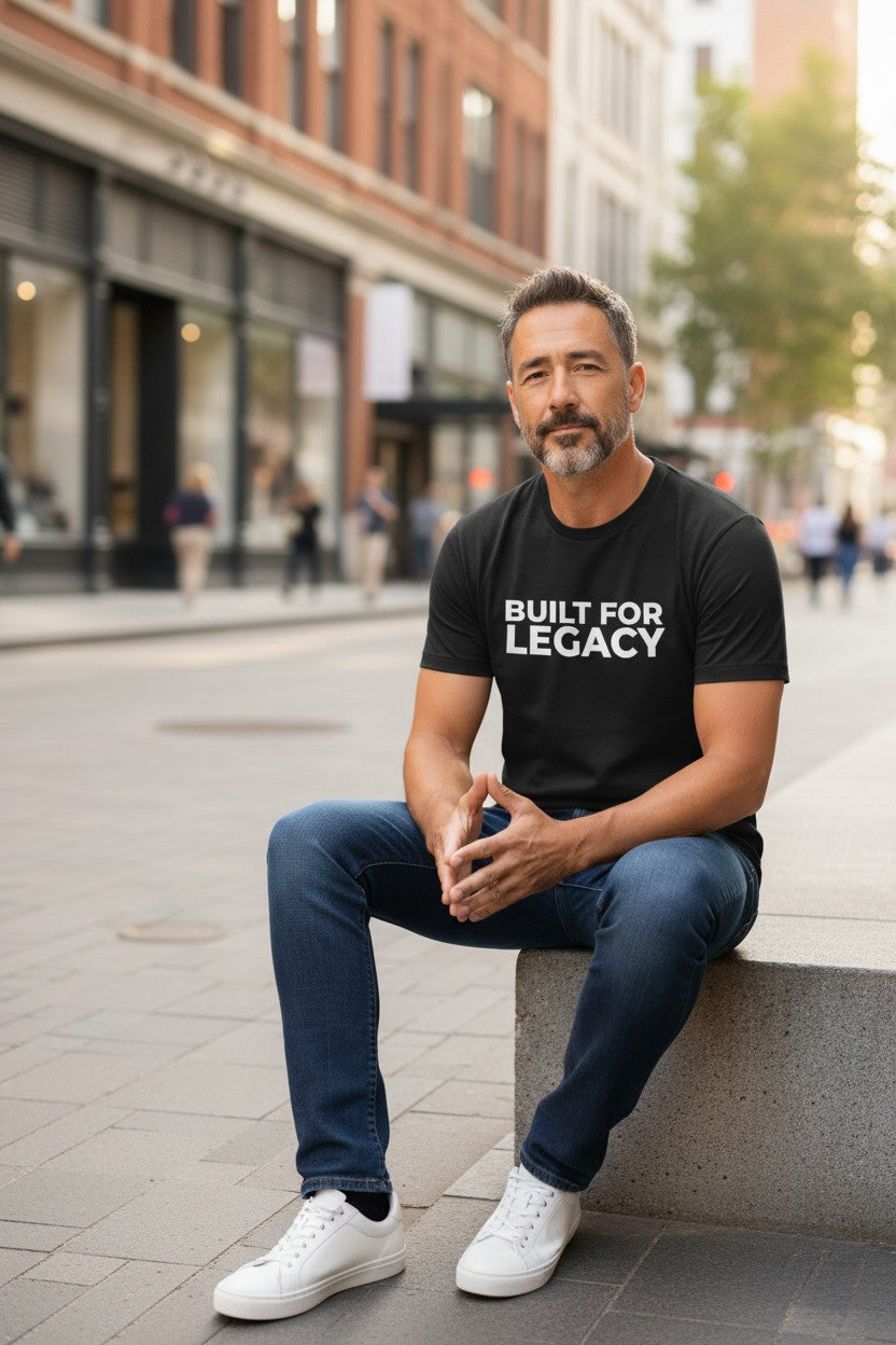 Built for Legacy Premium Black Tee